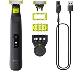 Philips OneBlade Pro 360 QP6542/15 / hybridný zastrihávač a holiaci strojček / na tvár a telo / 60 min prevádzky