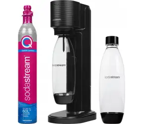 SodaStream Gaia Titan čierna / výrobník sódy / 1x fľaša / 1x CO2 plyn