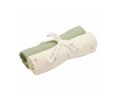 Little Dutch Plienky 70x70cm Forest Treasures & Sage 2 ks