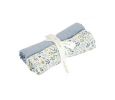 Little Dutch Plienky 70x70cm Forest Adventure & Denim Blue 2 ks