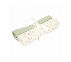 Little Dutch Plienky 70x70cm Blueberry Leaves & Sage 2 ks