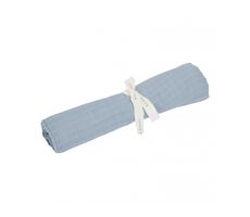 Little Dutch Plienka zavinovacie 120x120 cm Pure Denim Blue