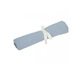 Little Dutch Plienka zavinovacie 120x120 cm Pure Denim Blue
