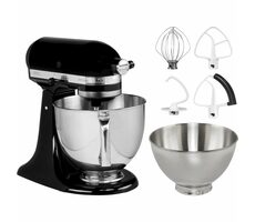 KitchenAid Artisan 5KSM175PSEOB čierna / Kuchynský robot / 300W / 4.8 l / 10 rýchlostí / planetárny systém