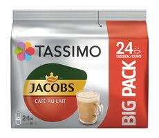 Jacobs CAFE au lait Tassimo 24 ks / Kapsolvá káva 