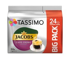 Jacobs CAFFE Crema INTENSO Tassimo 24 ks / Kapsľová káva 