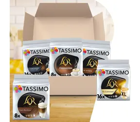 Jacobs L'OR Kit Tassimo Variačný box 64 ks / Kapslová káva 