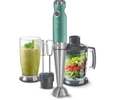 Sencor SHB 5601GR-EUE3 zelená / Tyčový mixér / 1200 W / 20 rýchlostí / nádoba 800 ml / sekáčik 1250 ml