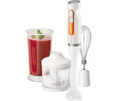 Sencor SHB 4260WH-EUE3 biela / Tyčový mixér / 600 W / 2 rýchlosti / nádoba 700 ml / sekáčik 500 ml