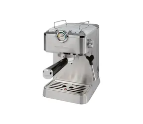 ProfiCook ES-KA 1267 espresso 2v1 / Pákový kávovar / 1100 W / 1.5 l / 20 bar / napeňovacia tryska 