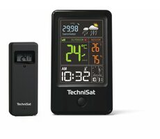 TechniSat iMETEO 400 čierna / Meteostanica / LCD displej / teplota / tlak / vlhkosť / 2x AA