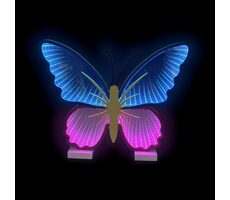 2Kids Toys LED NEON LIGHT lampička Motýľ