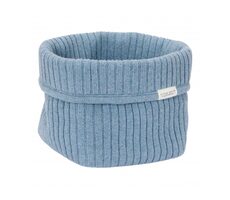 Little Dutch Košík pletený malý Pure Denim Blue