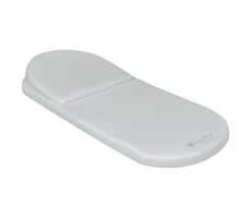 KikkaBoo Matrac do kočíka z pamäťovej peny s vankúšikom 75x30 cm Airknit Grey