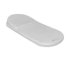 KikkaBoo Matrac do kočíka z pamäťovej peny s vankúšikom 75x30 cm Airknit Grey