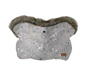 KikkaBoo Rukavice na kočík Dreamy Fields Grey