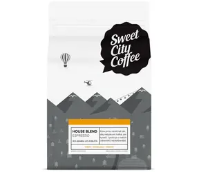 Sweet City Coffee House Blend Brazília 250 g / Zrnková káva 
