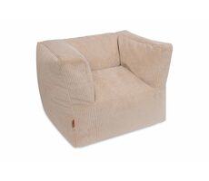 Jollein Kreslo detské Beanbag Corduroy Natural / od 12 mesiacov