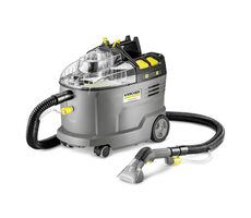 Kärcher Extraktor Puzzi 9/1 Bp / Vysávač / 575W / 9|7 L / 36V / Mokré a suché vysávanie / 12-18 m2-h / Bez aku