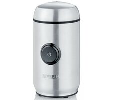 Rozbalené - Severin KM 3879 strieborná / Mlynček na kávu / zásobník 50 g / 150 W / rozbalené