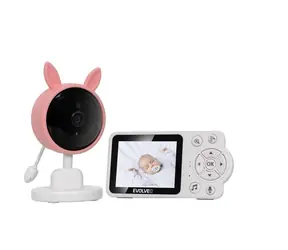 Evolveo Baby Monitor N3 Detská pestúnka ružová / 2.8" TFT / mikrofón / repro