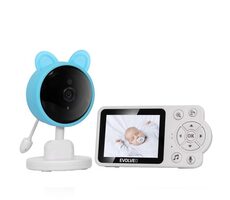 Evolveo Baby Monitor N3 Detská pestúnka modrá / 2.8" TFT / mikrofón / repro