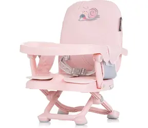 CHIPOLINO Prenosná jedálenská stolička (Booster) Lollipop Flamingo