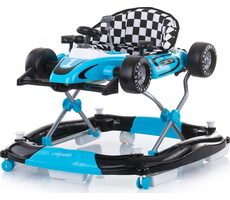 CHIPOLINO Chodítko interaktívne Car Racer 4v1 Blue / od 6 mesiacov