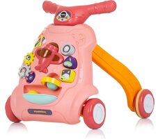 CHIPOLINO Chodítko interaktívne Plane Pink / od 6 mesiacov