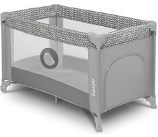 Lionelo Postieľka cestovná Stefi Grey Concrete Multicolor