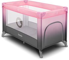 Lionelo Postieľka cestovná Stefi Pink Ombre