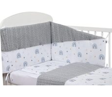 BUBABA Súprava do postieľky Dúha 6dielna