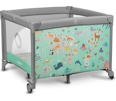 Lionelo Detská ohrádka Mille Grey Green