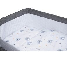 BUBABA Súprava do kolísky Dúha 5dielna