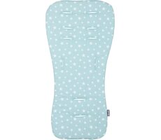 CHIPOLINO Mäkká podložka do kočíka Mint stars