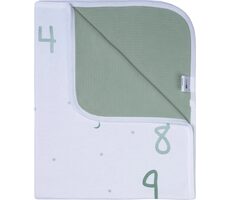 BUBABA Deka Môj prvý rok - zelenobiela