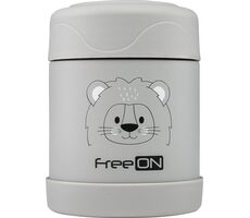 FreeON Termodóza na jedlo nerezová 350 ml - šedá