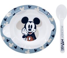 STOR Miska s lyžičkou Mickey Mouse