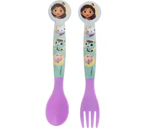 STOR Detský príbor 2ks Gábinin kúzelný domček