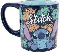 STOR Hrnček keramický s protišmykovým dnom 295 ml Stitch
