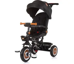 CHIPOLINO Trojkolka so strieškou Marathon 2v1 Obsidian