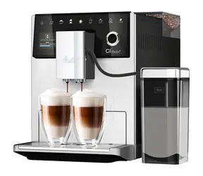 Melitta CI Touch F630-111 čierno-strieborná / automatický kávovar / 1400 W / 15 bar / 1.8 l / zásobník 270 g 