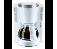 Melitta Look IV Select 1011-03 biela / Kávovar na prekvapkávanú kávu / 1000 W / 1250 ml 