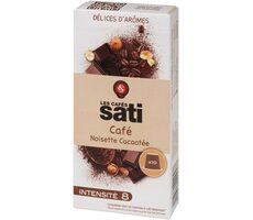 Les Cafés Sati Cacao Hazelnut Nespresso 10 ks
