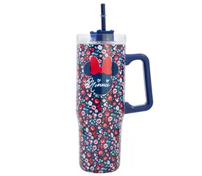 STOR Minnie Nerezový termohrnček so slamkou 940ml