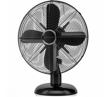 ProfiCare VL 3062 čierna / Stolný ventilátor / 30W / Priemer 25 cm / 3 rýchlosti / Oscilácia