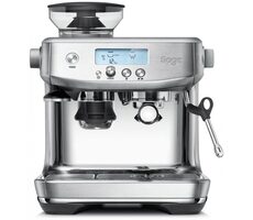 Sage Espresso Machine SES878BSS strieborná / Páková kávovar / 1650W / LCD / mlynček / 2 l 