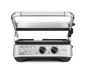 Sage the BBQ & Press Grill SGR700BSS strieborná / elektrický kontaktný gril / 1800W / 3 programy / 100 ° C - 230 ° C 