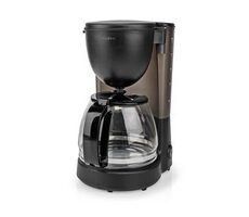 Nedis KACM150EBK čierna / Kávovar na prekvapkávanú kávu / 750 W / kávový filter / 1.25 l / 10 šálok 