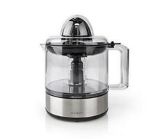 Nedis Citrus Presses KAJC110CBK strieborná / Lis na citrusy / 30 W / 0.8 l